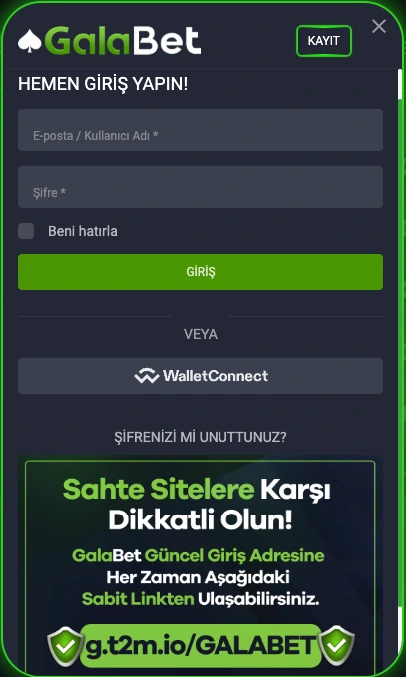 Galabet giris 2026 guncel adres